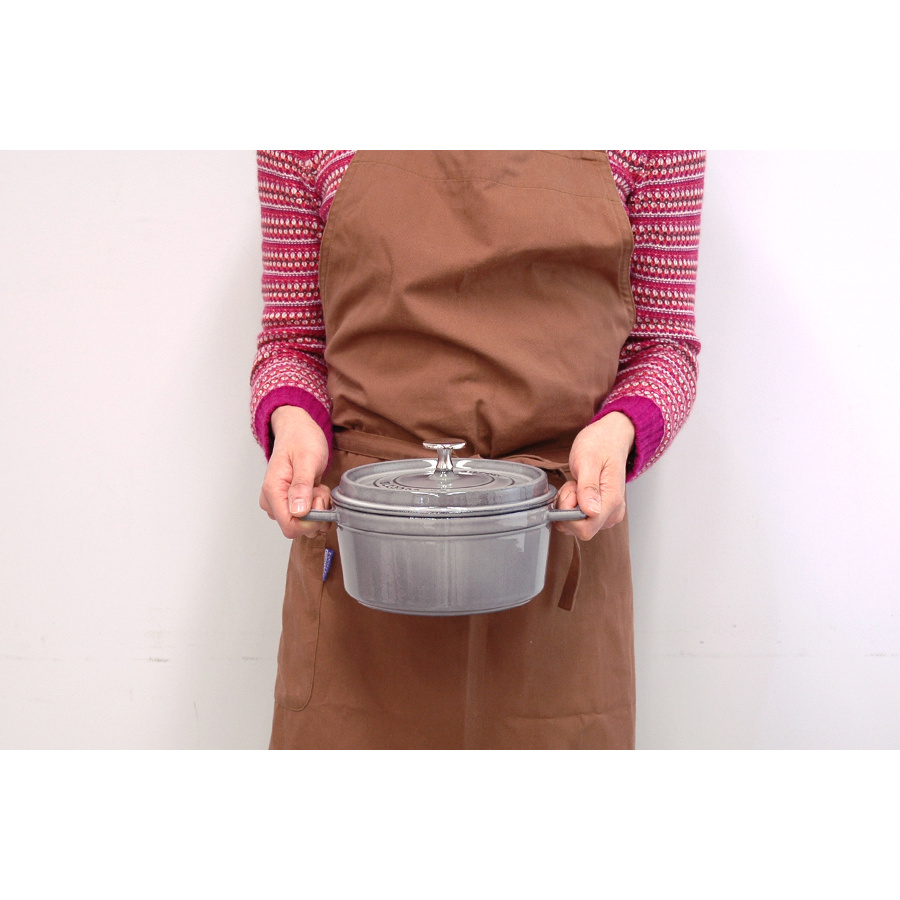 【取扱終了201708】ストウブ　ピコココット　ラウンド　18cm　ナス　/　staub