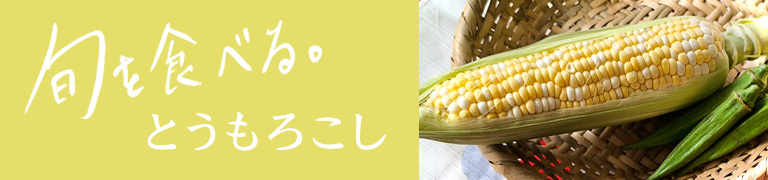 旬を食べる夏「とうもろこし」