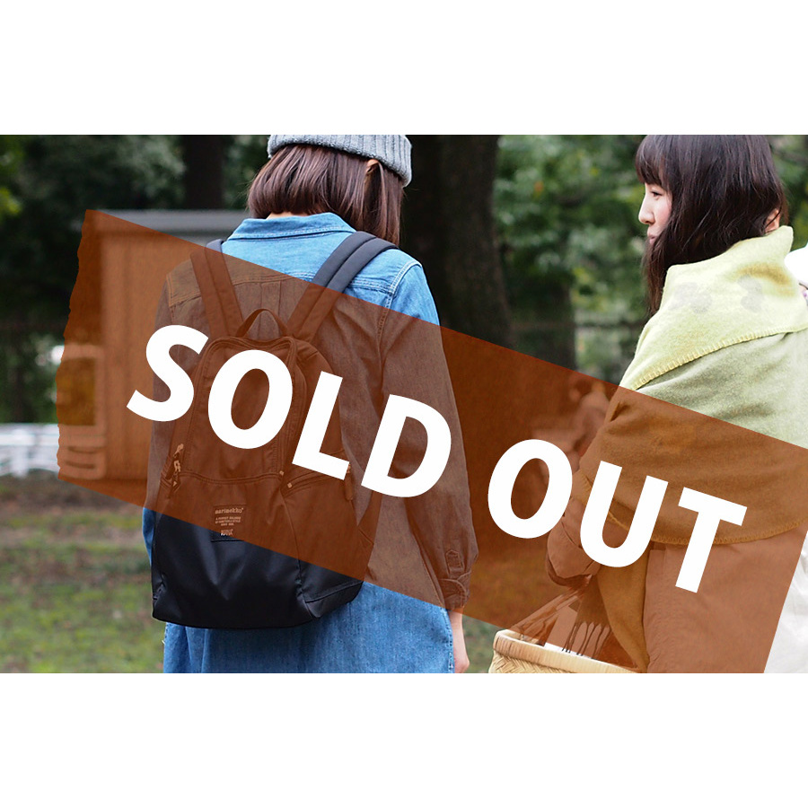 【取扱終了0905】マリメッコ　リュックサック　メトロ　ブラック　/　marimekko　Metro