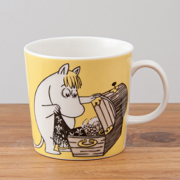 ★アラビア （ARABIA） ムーミン （Moomin） マグ （イエロー/フローレン）【ムーミンの日】【お宝アイテム】