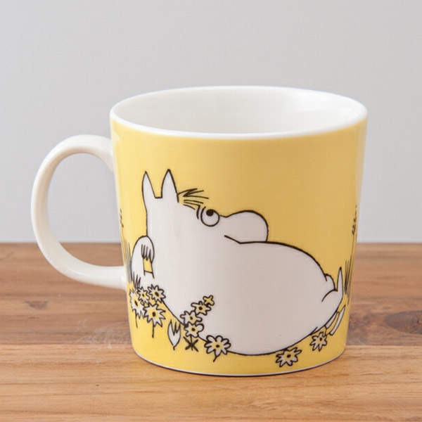 ★アラビア （ARABIA） ムーミン （Moomin） マグ （イエロー/フローレン）【ムーミンの日】【お宝アイテム】