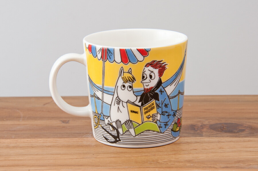★【2013年限定】アラビア　 ムーミン　マグ　フローレンと詩人　/　ARABIA　Moomin　Snork Maiden and the poet　【ムーミンの日】【お宝マグ】