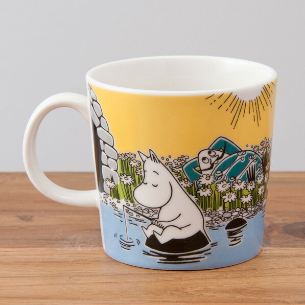 ★【2015年限定】アラビア　ムーミン　マグ　浜辺のひととき　/　ARABIA　Moomin　Moment　on　the　shore【ムーミンの日】【お宝アイテム】