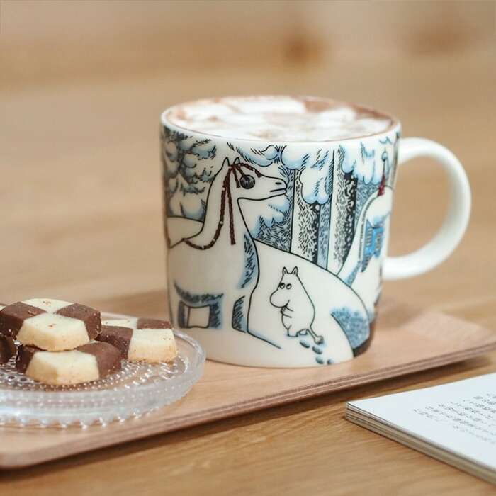 ★【2016年限定】アラビア　ムーミン　マグ　スノーホース　/　ARABIA　Moomin　Snow　horse【ムーミン冬のお宝マグ】