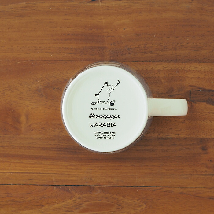 アラビア　ムーミン　マグ　パパ　グレー　/　ARABIA　Moomin