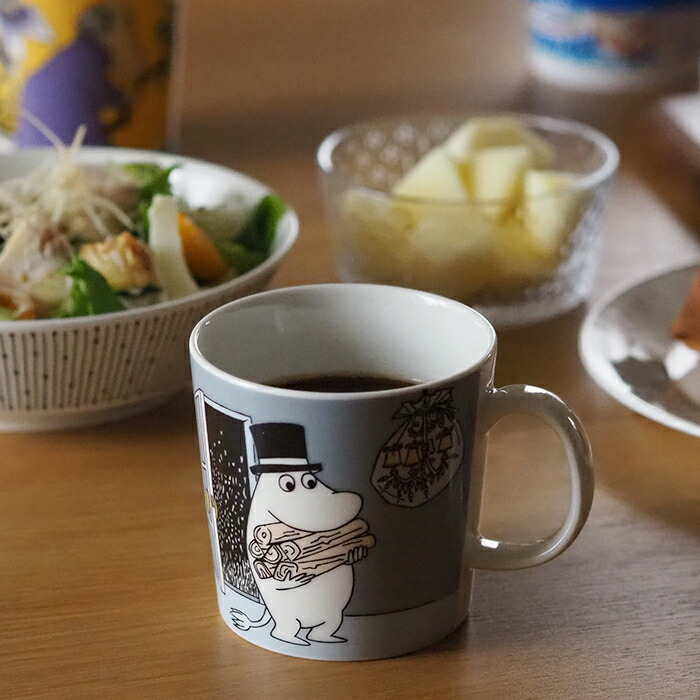 アラビア　ムーミン　マグ　パパ　グレー　/　ARABIA　Moomin