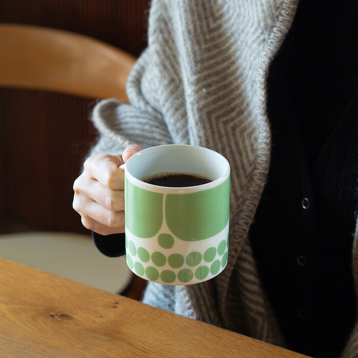 アラビア スンヌンタイ マグ 350ml ライトグリーン / ARABIA Sunnuntai