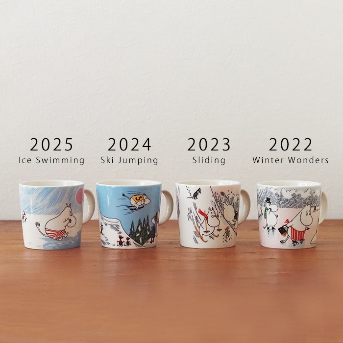 【2025年限定】アラビア　ムーミン　マグ　アイススイミング　/　ARABIA　Moomin　Ice　Swimming