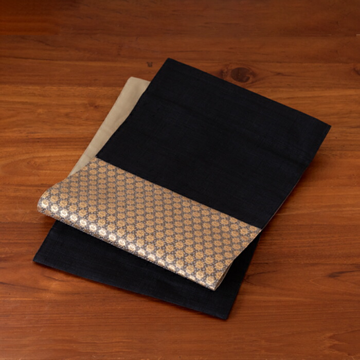 BAN INOUE　華わび裂ラナー　テーブルランナー 　黒