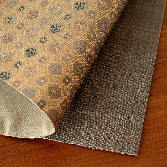 BAN INOUE　華わび裂ラナー　テーブルランナー 　けし炭