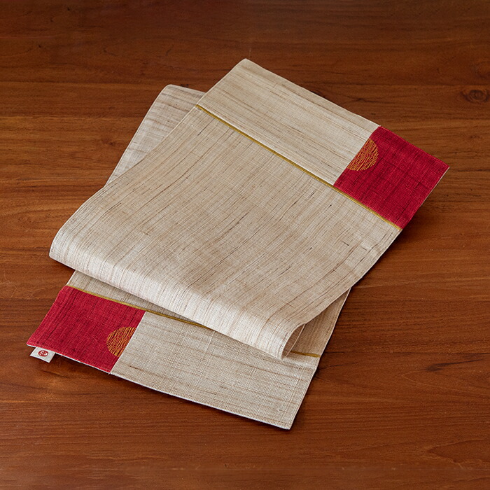 BAN INOUE　日の出ラナー　テーブルランナー 　生成