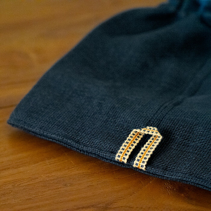 バンイノウエ　かやキッチンアームカバー　鉄紺　/　BAN INOUE