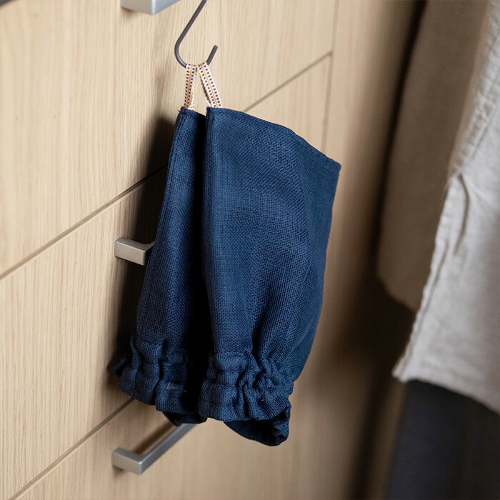 バンイノウエ　かやキッチンアームカバー　鉄紺　/　BAN INOUE