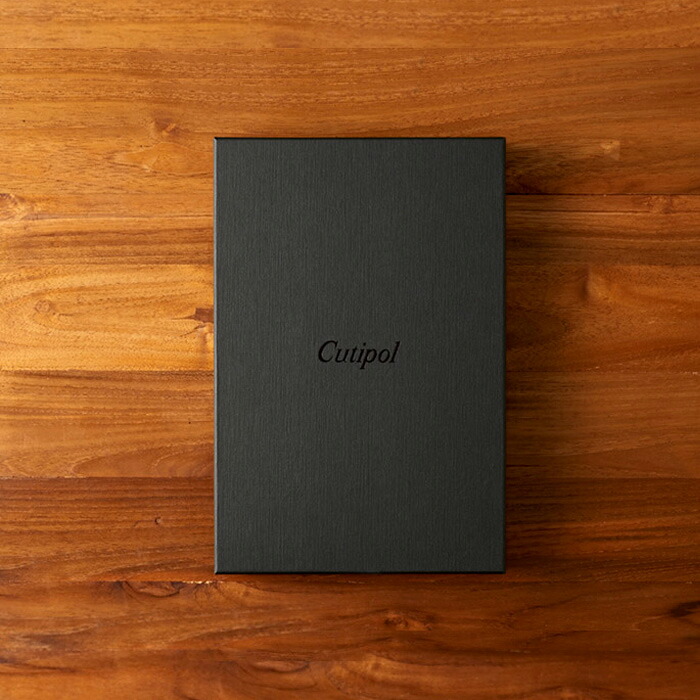 【正規品】クチポール　ゴア・ブラック　シルバー　ディナーセット　3PCS　（箱入り）　/　Cutipol　GOA