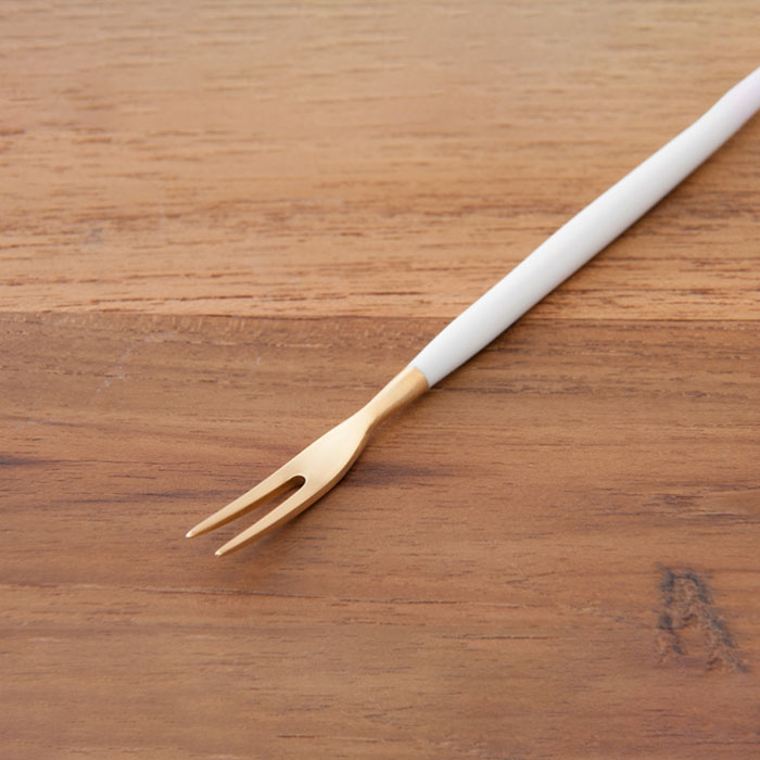 【正規品】クチポール　ゴア・ホワイト　ゴールド　ジャパニーズフォーク　/　Cutipol　GOA-White