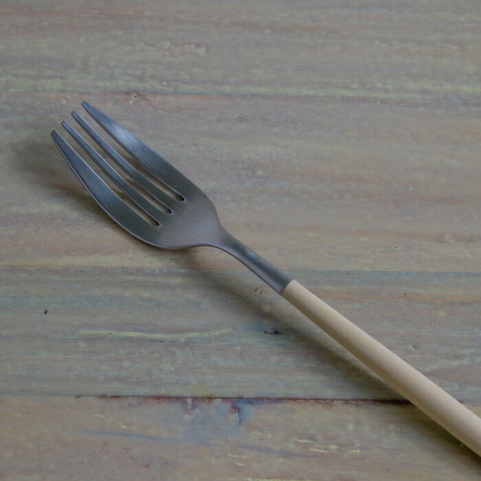 【訳あり】【正規品】クチポール　ミオ・アイボリー　シルバー　ディナーフォーク　/　Cutipol　MIO-Ivory