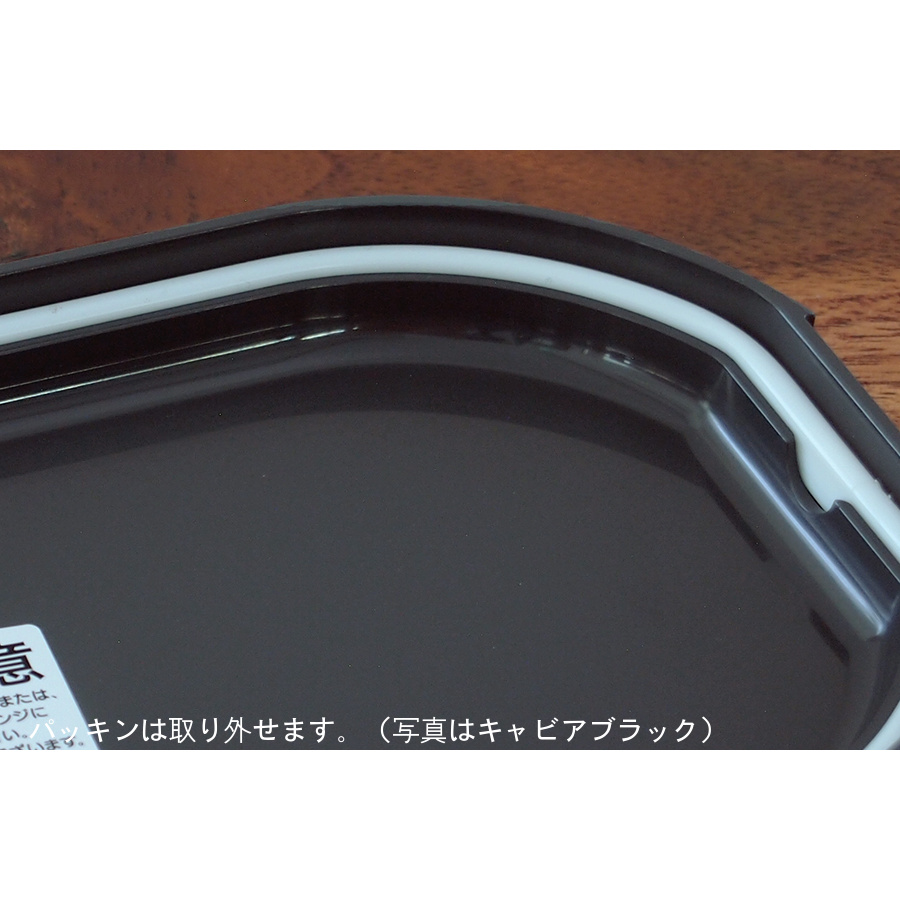 ジェルクール　ドーム　L　900ml　ランチボックス　キャビアブラック　/　GEL-COOL