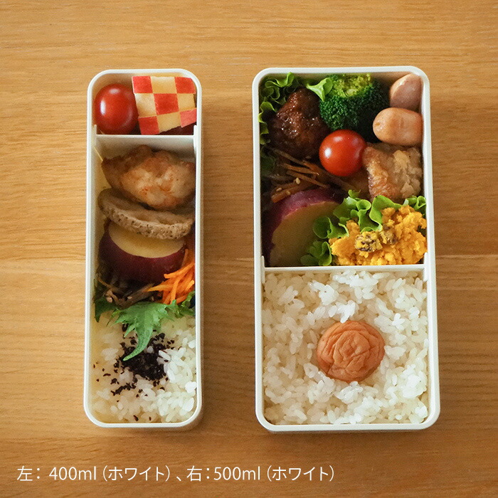 ベントーストア　木蓋のお弁当箱　栓の木　500ml　ホワイト　/　BENTO　STORE