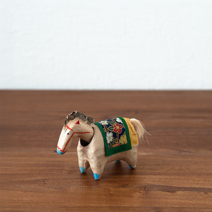 高橋はしめ工房　首振り仙台張子　干支シリーズ　午（うま）