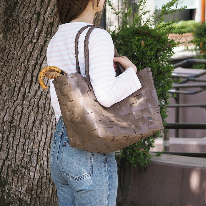 ハンデッドバイ　トートバッグ　PARIS　ヘーゼルブラウン　/　Handed By