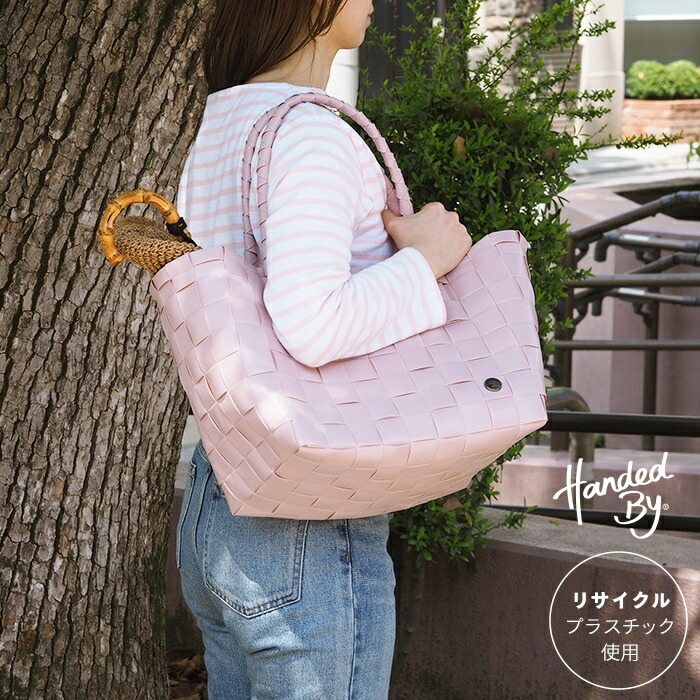 ハンデッドバイ　トートバッグ　PARIS　ヌードカラー　/　Handed By