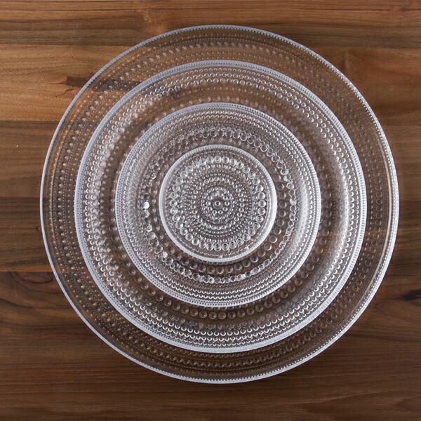 イッタラ　カステヘルミ　プレート　31.5cm　クリア　/　iittala　Kastehelmi