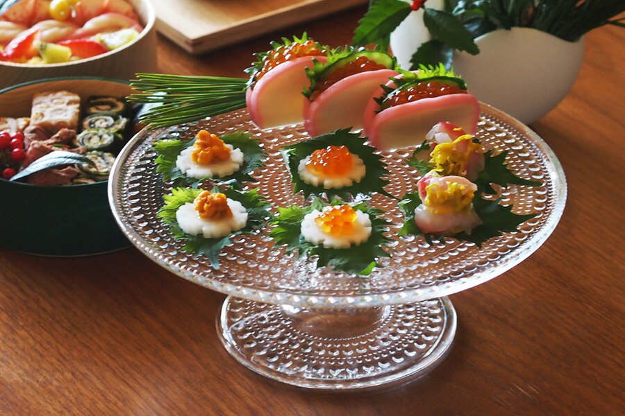 イッタラ　カステヘルミ　ケーキスタンド　24cm　クリア　/　iittala　Kastehelmi