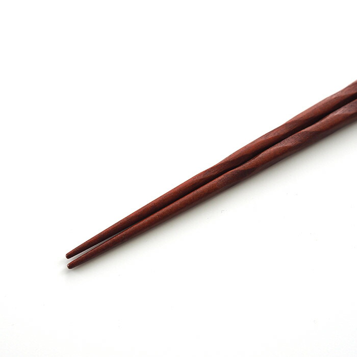KURABI　箸　彫り　朱　/　KAWAI