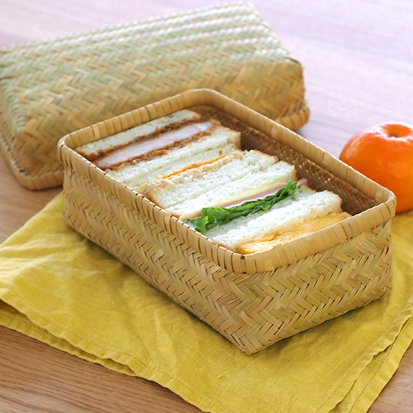 かごや　青竹　弁当箱　細ひご　大