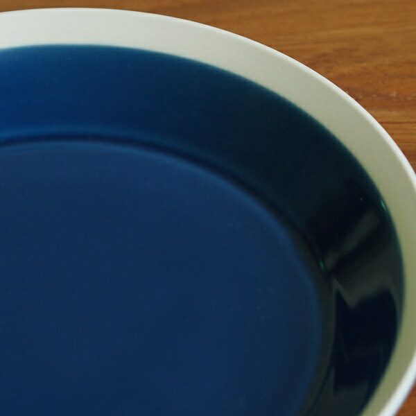 yumiko　iihoshi　porcelain　×　木村硝子店　dishes　200　plate　ink blue　/　ディシィーズ　インクブルー
