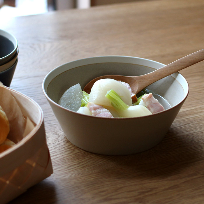 yumiko　iihoshi　porcelain　×　木村硝子店　dishes　bowl　L　sand beige matte　/　ディシィーズ　サンドベージュ　マット