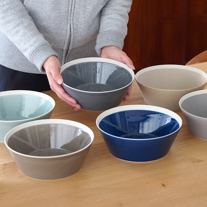 yumiko　iihoshi　porcelain　×　木村硝子店　dishes　bowl　L　ink blue　/　ディシィーズ　インクブルー