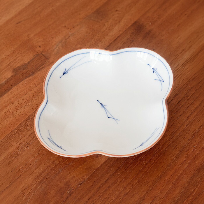 洸琳窯　松葉　木甲皿　小