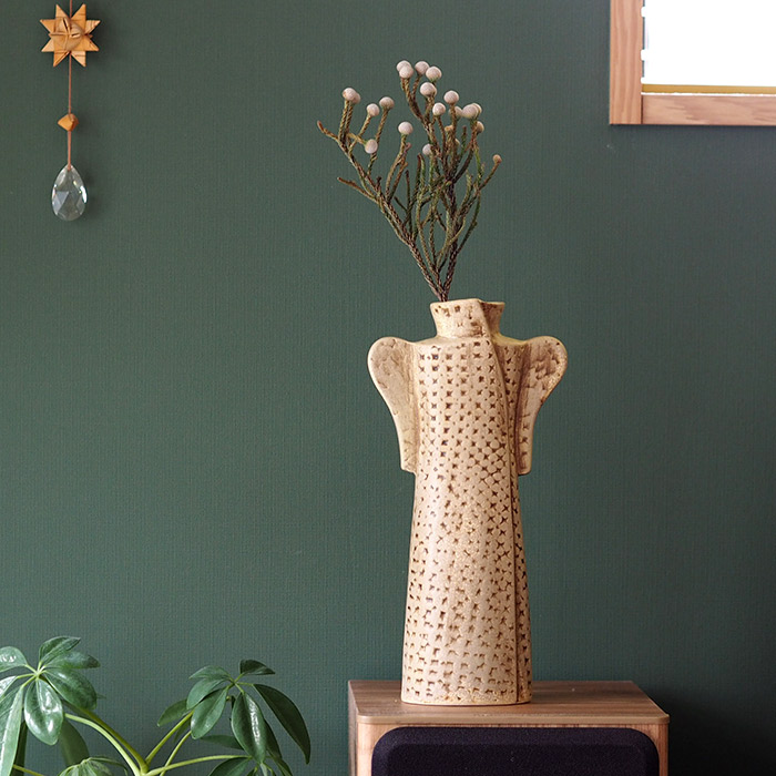 【取扱終了】リサ・ラーソン ワードローブ コート 240mm 花瓶 / Lisa Larson Wardrobe Coath　※