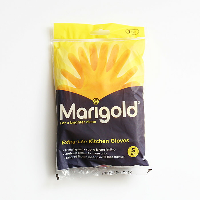 マリーゴールド　ゴム手袋　キッチン用　S　/　MARIGOLD