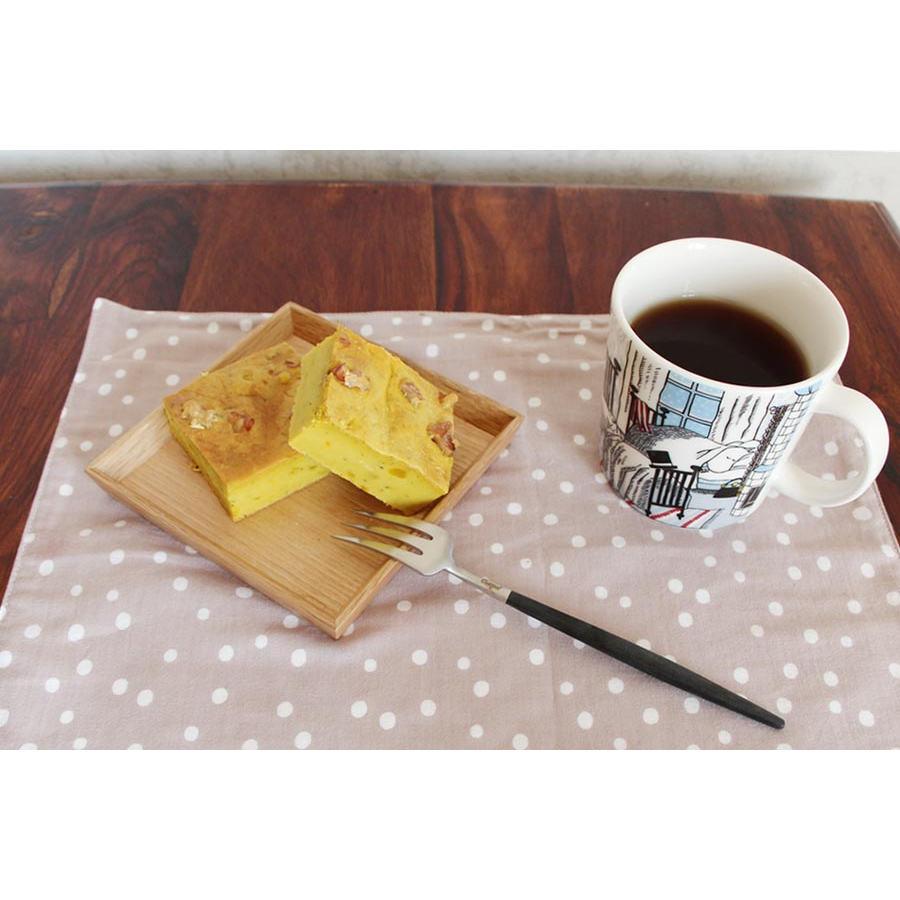 【取扱終了1216】松屋漆器店　白木　4.0寸銘々皿　※