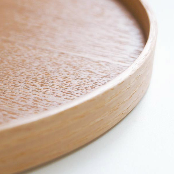 【15%OFF・訳あり】松屋漆器店　白木　14.0寸小判盆