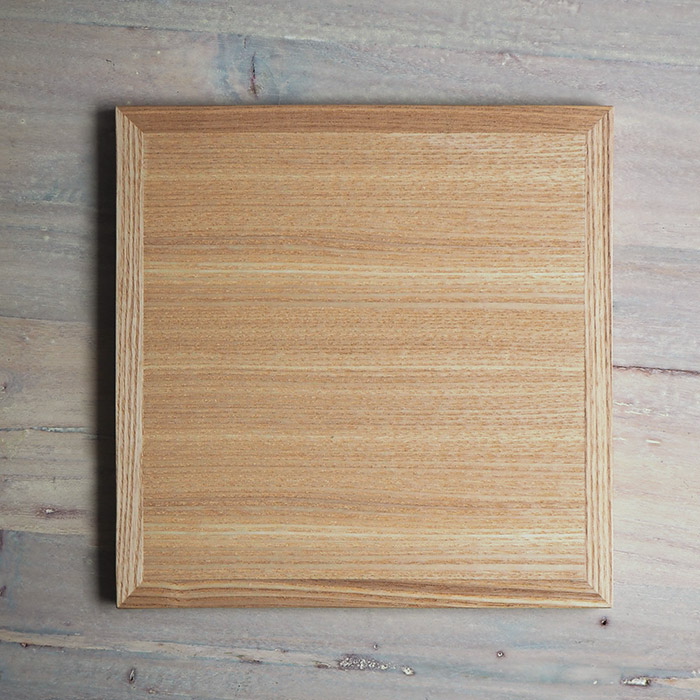 松屋漆器店　白木　6寸重箱用蓋　内白木