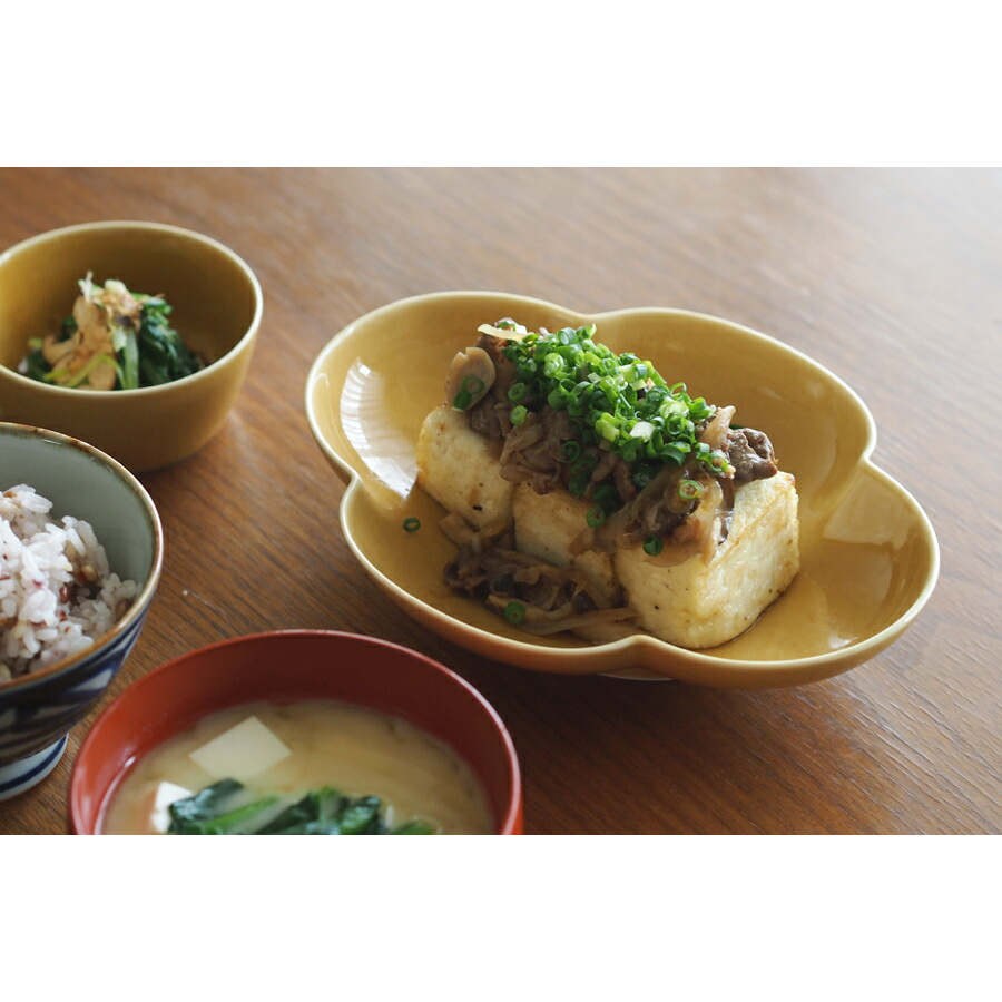 瑞々　木瓜長鉢7寸　うす飴