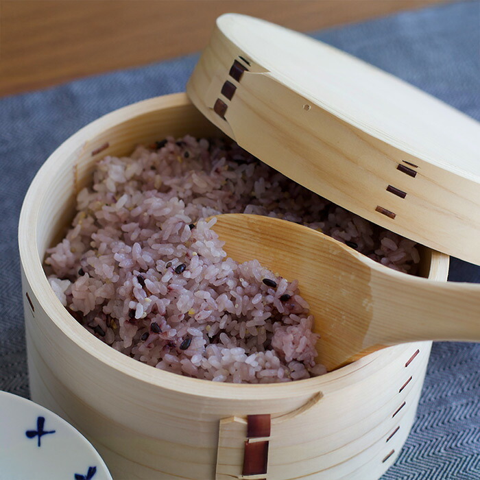 にちにち道具　曲げ輪のおひつ　6寸