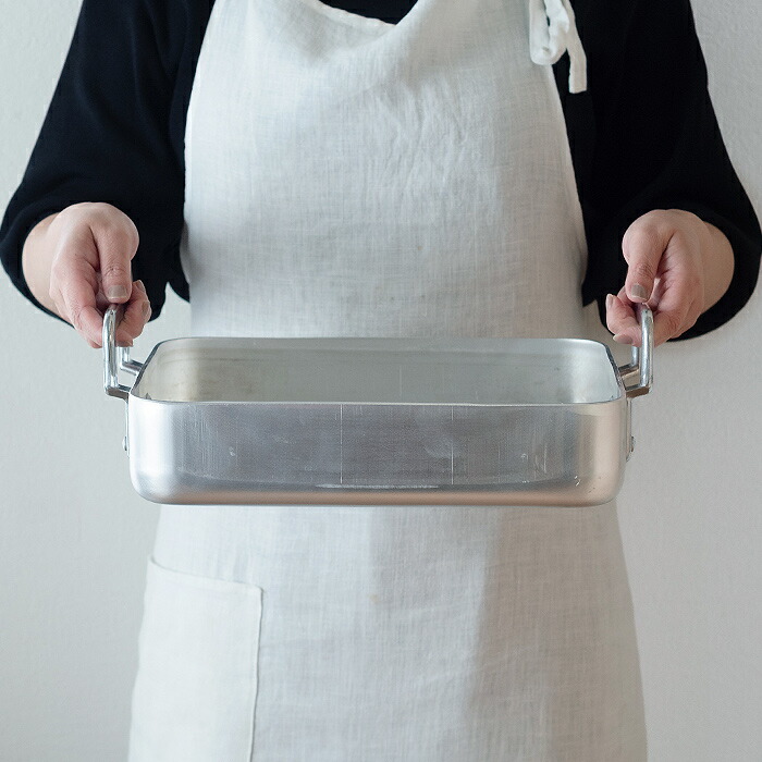 中尾アルミ製作所　アルミローストパン　フランス製　※【25BF】