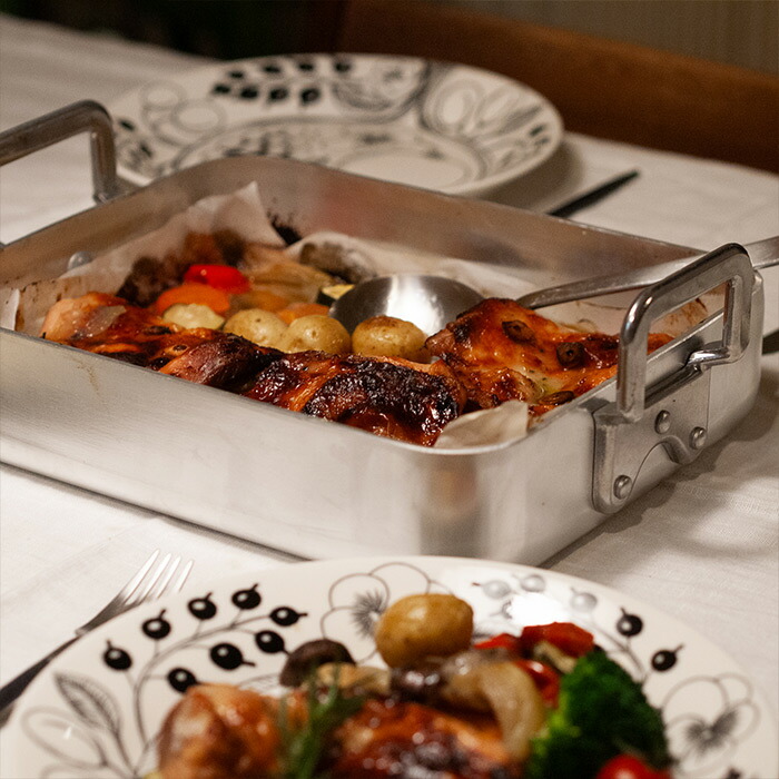 中尾アルミ製作所　アルミローストパン　フランス製　