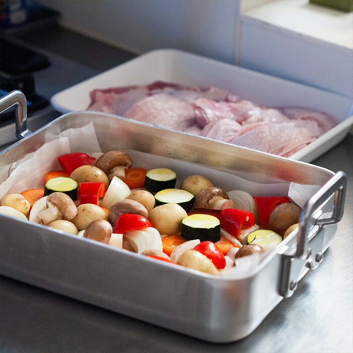 中尾アルミ製作所　アルミローストパン　フランス製　