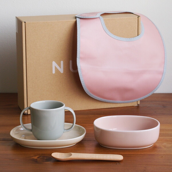 NUPPU　Baby Set　赤ちゃんのお食事セット　ツインフラワー　※