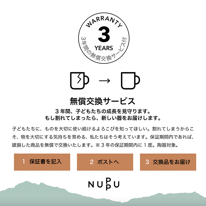 NUPPU　Baby Set　赤ちゃんのお食事セット　ウッドバイオレット　※