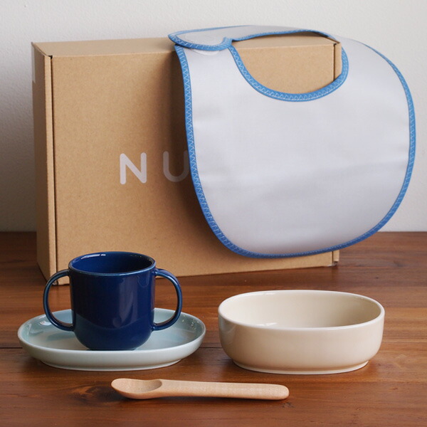 NUPPU　Baby Set　赤ちゃんのお食事セット　ウッドバイオレット　※