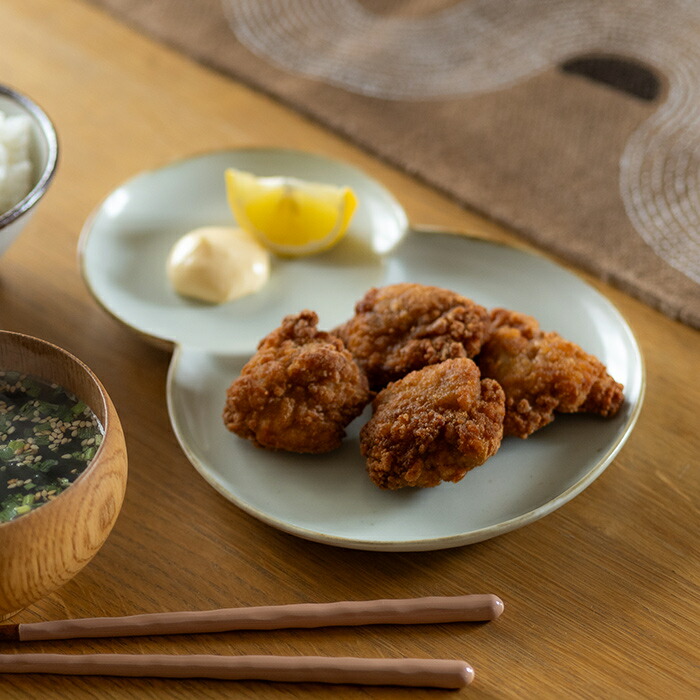 【発売記念10％OFF】【プロキッチンオリジナル】餃子皿　無地縁サビ　/　PROKITCHEN