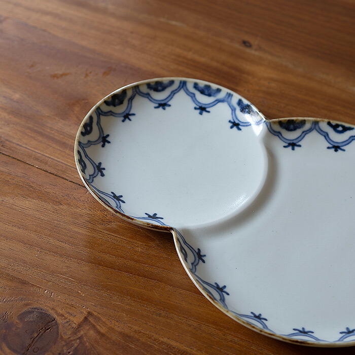 【発売記念10％OFF】【プロキッチンオリジナル】餃子皿　りんぼう　/　PROKITCHEN