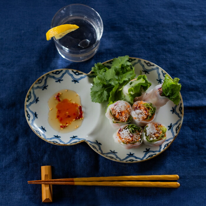 【発売記念10％OFF】【プロキッチンオリジナル】餃子皿　りんぼう　/　PROKITCHEN