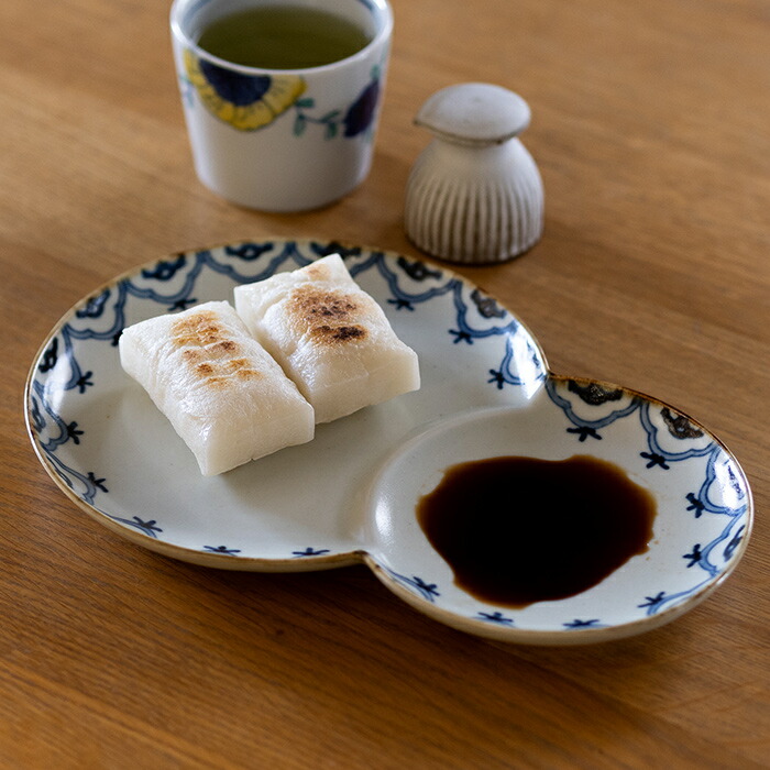 【発売記念10％OFF】【プロキッチンオリジナル】餃子皿　りんぼう　/　PROKITCHEN